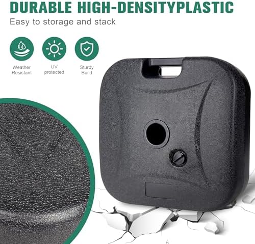 VECELO Square Heavy Duty Umbrella Base Stand
