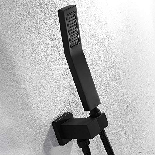 Rainfall Shower Head Set Wall Mounted Diverter Mixer Handheld Bathroom Fixtures