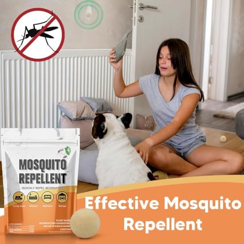Natural Mosquito Repellent Balls for Yard Patio Travel - 8 Pack
