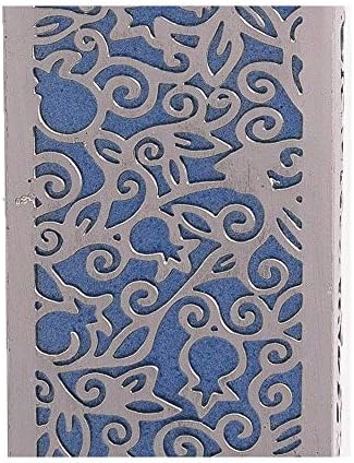 Yair Emanuel Wide Mezuzah Case Blue MJ-2C