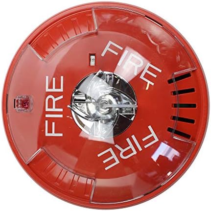 Wheelock HSRC Exceder Ceiling Mount Fire Alarm Signal Horn Strobe Red