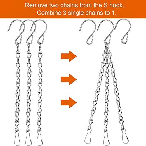 Outus 4 Pack 95 Inch Hanging Chain for Bird Feeders and Decor