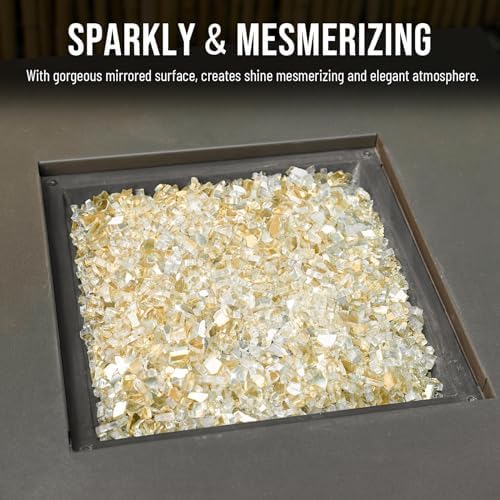 Skyflame High Luster Fire Glass for Fire Pit