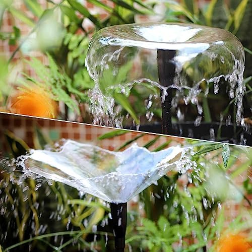 Hottche Plastic Fountain Nozzle 12 Inch Set