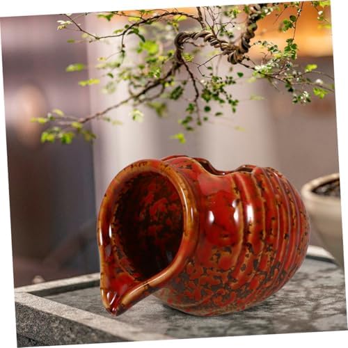Ceramic Jar Water Fountain for Indoor Outdoor Zen Decor