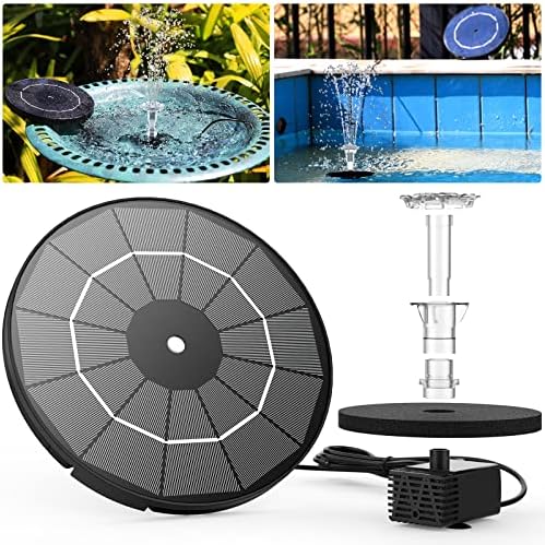 AISITIN 35W Solar Fountain Pump for Outdoor Garden and Pond Decor