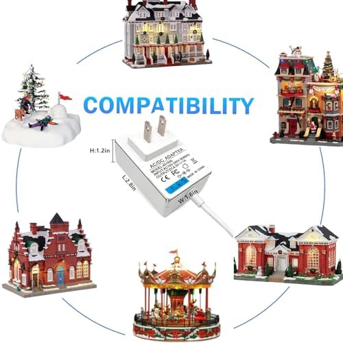 45V Power Adapter for Lemax Lighted Decorations