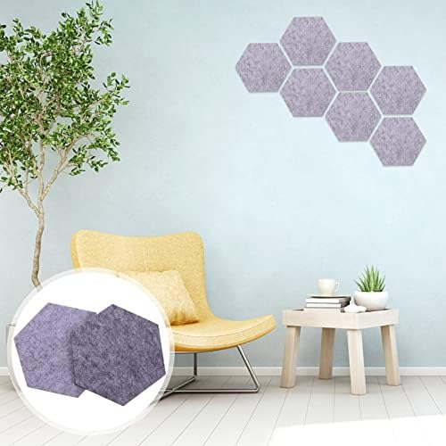 12Pcs Self Adhesive Felt Bulletin Board Tiles Gray
