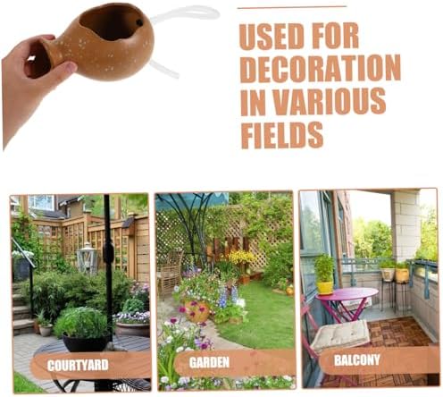 Mini Ceramic Jar Water Fountain for Garden and Fish Tank Decor