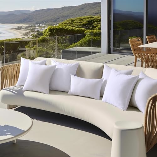 MIULEE Pack of 2 16x16 Outdoor Pillow Inserts