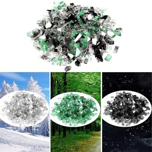 Onlyfire 10 Pounds Blended Reflective Fire Glass