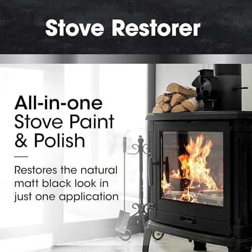 Furniture Clinic Stove Restorer Matte Black High Heat Paint