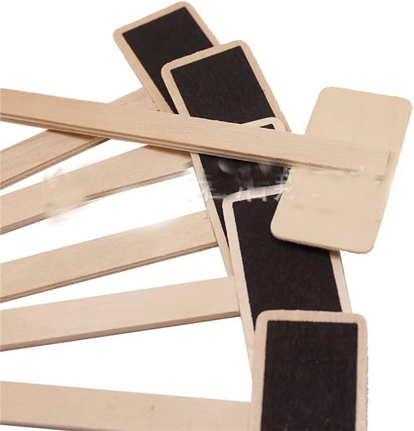 20pcs Mini Wood Chalkboard Plant Tags for Garden Decor Plant Labeling