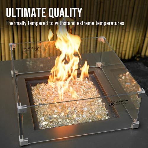 Skyflame High Luster Fire Glass for Fire Pit