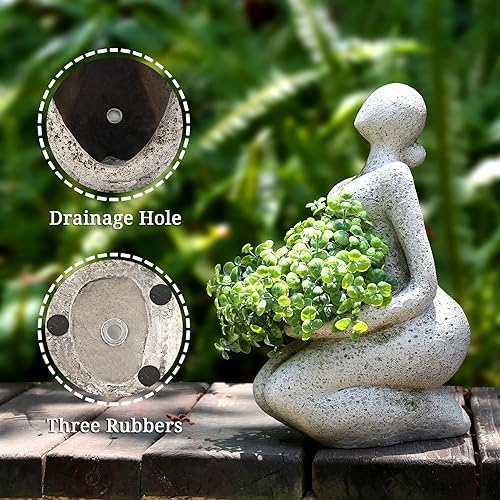 Aclema Large Planters for Outdoor Indoor Plants