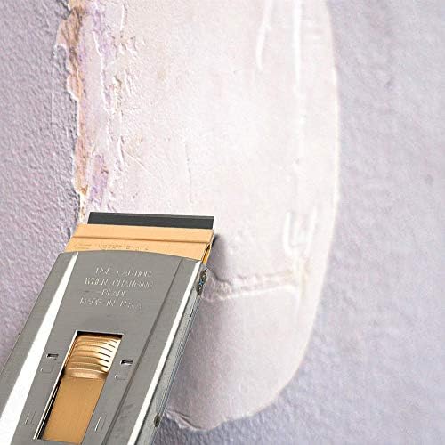 WEUPE Razor Blade Scraper Set with 5 Blades for Car Decals Stickers Glass and Paint