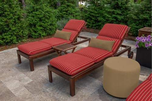 Indoor Outdoor Rectangle Lumbar Pillow with Insert Brown Taupe Reversible