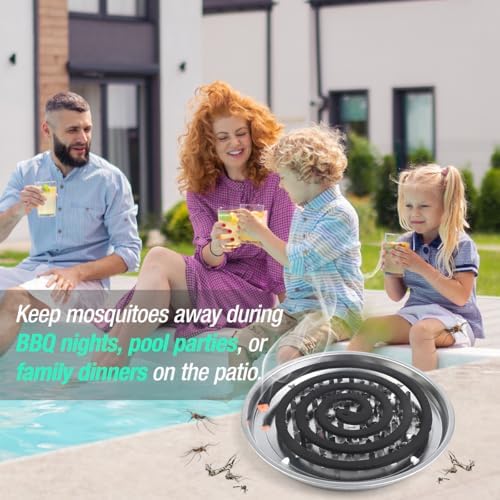 20 Pack Mosquito Repellent Coils Citronella Bug Repellent for Indoor Outdoor Use