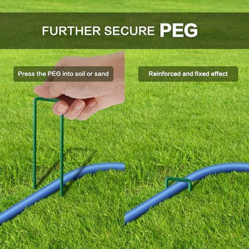 Homeyeco 3-Way Fine-Mist Hose Mister for Cooling Outdoor