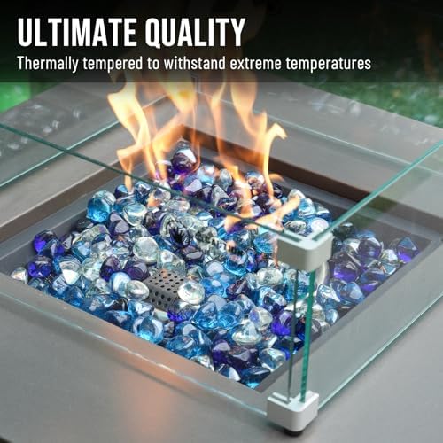Skyflame 10-Pound Blended Fire Glass Diamonds