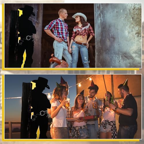 Jetec 57 Ft Western Cowboy Party Decor Stand Up Cutout
