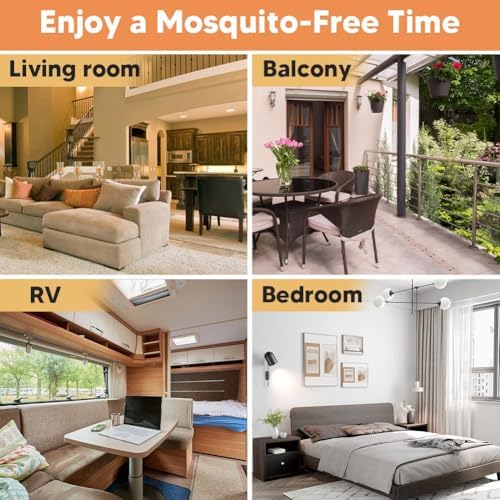 Natural Mosquito Repellent Balls for Yard Patio Travel - 8 Pack
