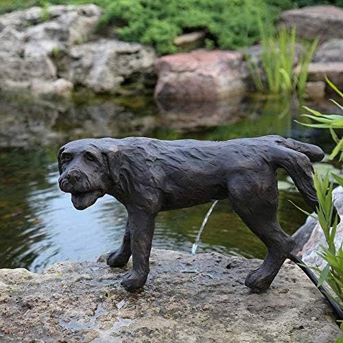 Aquascape Naughty Dog Water Fountain Brown