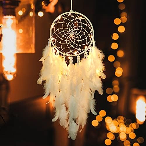 Dremisland Dream Catcher Wall Hanging with Lights