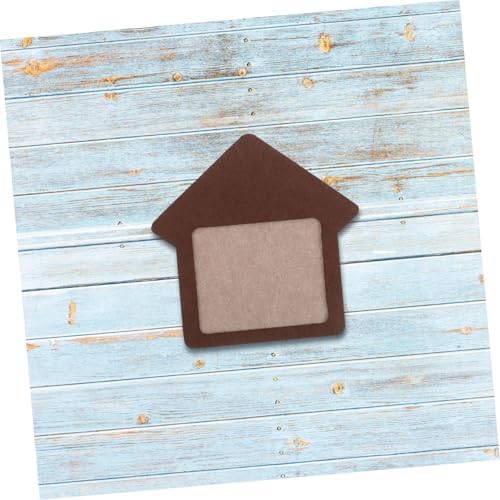 Cabilock Light Brown Framed Bulletin Board for Home Office and School