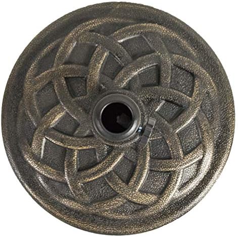 Heavy Duty Umbrella Stand with Cast Stone Base