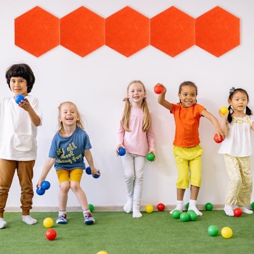 12pcs Felt Bulletin Boards Soundproofing Mats for Classroom Home Use