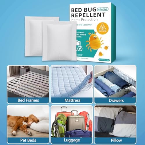 8 Pack Bed Bug Repellent with Citronella and Lemongrass