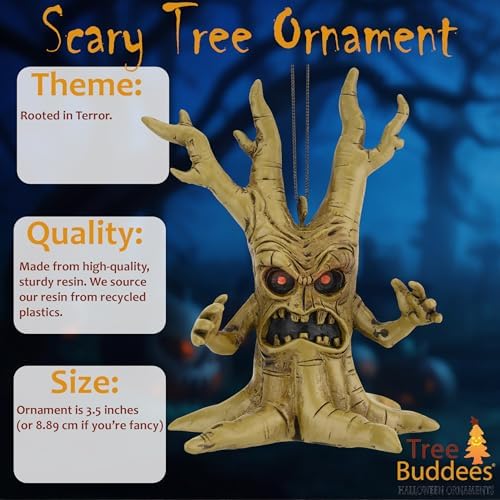 Tree Buddees Scary Tree Halloween Christmas Ornaments