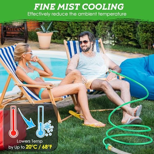 HappyAlley 60 Inch Hummingbird Outdoor Mister with Adjustable Aluminum Tube