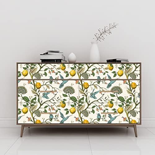 Blue Bird Fresh Lemon Peel and Stick Wall Mural
