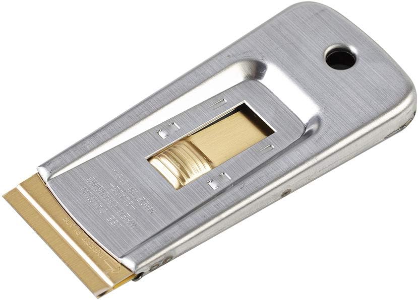 WEUPE Razor Blade Scraper Set with 5 Blades for Car Decals Stickers Glass and Paint