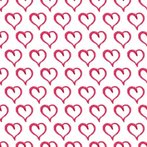 CHIHUT 177x236 Heart Wallpaper for Girls Room and Classroom Decor
