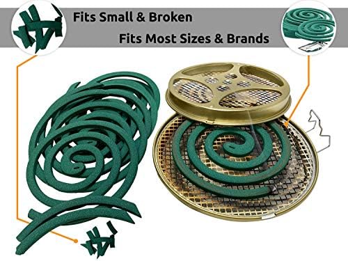 Portable Mosquito Coil Holder Set of 2 for Outdoor Use