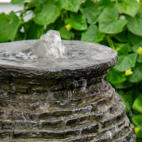 Aquascape Stacked Slate Urn Fountain 24 Inch
