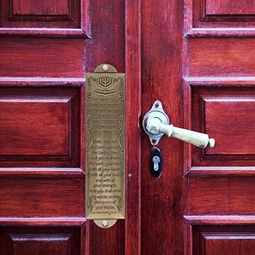 IMIKEYA Metal Mezuzah with Holy Scroll