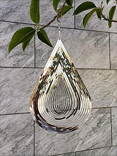 Elegant Wind Spinner with 360 Rotate Stainless Steel Decor