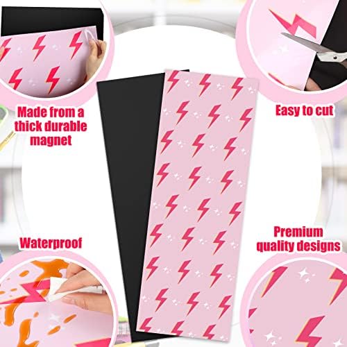 Hsei Deluxe Magnetic Locker Wallpaper Pink Preppy 12x36