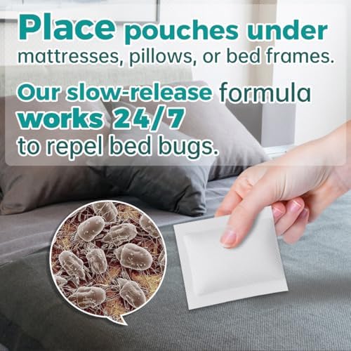 8 Pack Bed Bug Repellent with Citronella and Lemongrass