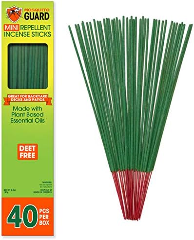 Natural Mosquito Repellent Outdoor Sticks 40 Pcs