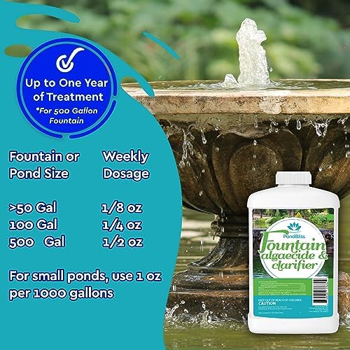 PondBliss Algaecide for Fountains 8 oz