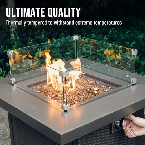 Skyflame High Luster Fire Glass 10 Pounds 14 Inch Copper Reflective