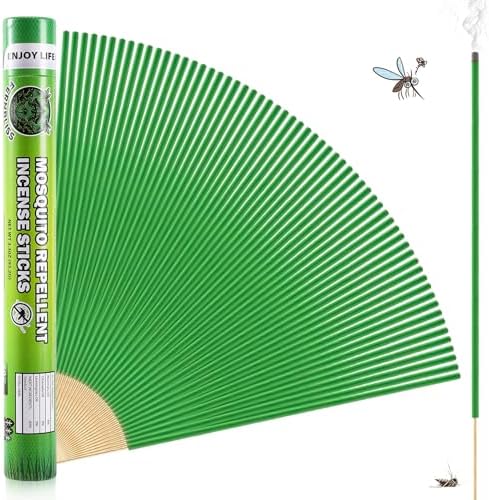 Mosquito Repellent Incense Sticks - 60 Pack for Outdoor Use