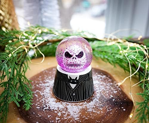 Disney Nightmare Before Christmas Jack Skellington Light Up Snow Globe