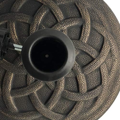 Heavy Duty Umbrella Stand with Cast Stone Base