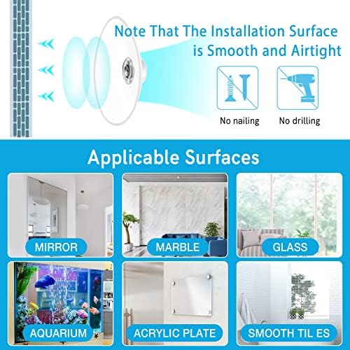 2-Pack 15 Inch Acrylic Window Plant Racks - Suction Cup Sill Extenders for Succulents Herb Gardens and Bathroom Storage